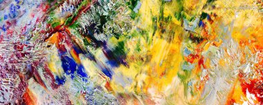 El çizimi. Soyut sanat arkaplanı. Renk dokusu. Modern, çağdaş sanat. Renkli tuval. Duvar dekoru arkaplanı