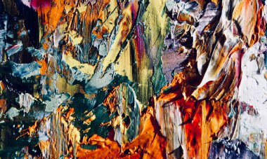  Tuval üzerinde soyut yağlı boya resim. arka plan duvar kağıdı. Modern motif görsel sanat. Moda el boyası. Duvar dekorasyonu ve duvar resimleri. Doku.