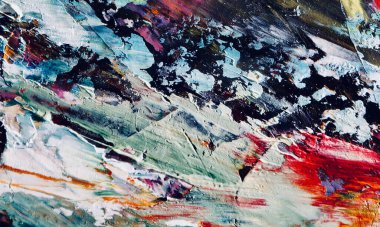 Tuval üzerinde soyut yağlı boya resim. arka plan duvar kağıdı. Modern motif görsel sanat. Moda el boyası. Duvar dekorasyonu ve duvar resimleri. Doku.