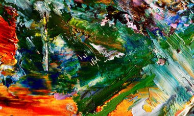 Tuval üzerinde soyut yağlı boya resim. arka plan duvar kağıdı. Modern motif görsel sanat. Moda el boyası. Duvar dekorasyonu ve duvar resimleri. Doku.