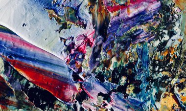 Tuval üzerinde soyut yağlı boya resim. arka plan duvar kağıdı. Modern motif görsel sanat. Moda el boyası. Duvar dekorasyonu ve duvar resimleri. Doku.