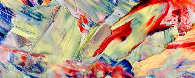 El çizimi. Soyut sanat arkaplanı. Renk dokusu. Modern, çağdaş sanat. Renkli tuval. Duvar dekoru arkaplanı