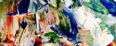 El çizimi. Soyut sanat arkaplanı. Renk dokusu. Modern, çağdaş sanat. Renkli tuval. Duvar dekoru arkaplanı