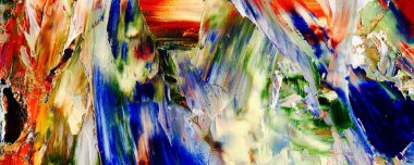 El çizimi. Soyut sanat arkaplanı. Renk dokusu. Modern, çağdaş sanat. Renkli tuval. Duvar dekoru arkaplanı