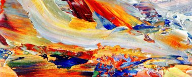 El çizimi. Soyut sanat arkaplanı. Renk dokusu. Modern, çağdaş sanat. Renkli tuval. Duvar dekoru arkaplanı