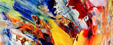 El çizimi. Soyut sanat arkaplanı. Renk dokusu. Modern, çağdaş sanat. Renkli tuval. Duvar dekoru arkaplanı