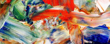 El çizimi. Soyut sanat arkaplanı. Renk dokusu. Modern, çağdaş sanat. Renkli tuval. Duvar dekoru arkaplanı