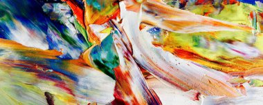 El çizimi. Soyut sanat arkaplanı. Renk dokusu. Modern, çağdaş sanat. Renkli tuval. Duvar dekoru arkaplanı