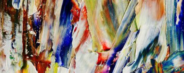 El çizimi. Soyut sanat arkaplanı. Renk dokusu. Modern, çağdaş sanat. Renkli tuval. Duvar dekoru arkaplanı