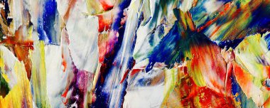 El çizimi. Soyut sanat arkaplanı. Renk dokusu. Modern, çağdaş sanat. Renkli tuval. Duvar dekoru arkaplanı