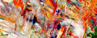 El çizimi. Soyut sanat arkaplanı. Renk dokusu. Modern, çağdaş sanat. Renkli tuval. Duvar dekoru arkaplanı