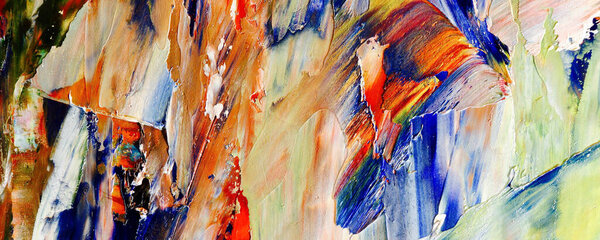 Ручной рисунок. Абстрактное искусство фона. Цветная текстура. Современное искусство. Красочный холст. Фон декора стен