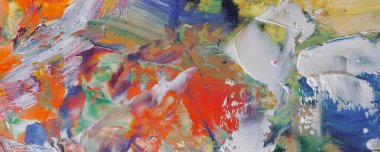 Renk dokusu. Tuvale elle çizilmiş yağlı boya resim. Soyut sanat geçmişi. Modern, çağdaş sanat. Renkli tuval. Duvar dekoru arkaplanı