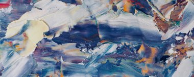 Renk dokusu. Tuvale elle çizilmiş yağlı boya resim. Soyut sanat geçmişi. Modern, çağdaş sanat. Renkli tuval. Duvar dekoru arkaplanı