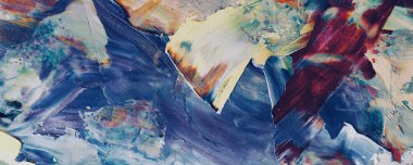 Renk dokusu. Tuvale elle çizilmiş yağlı boya resim. Soyut sanat geçmişi. Modern, çağdaş sanat. Renkli tuval. Duvar dekoru arkaplanı