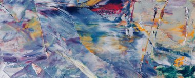 Renk dokusu. Tuvale elle çizilmiş yağlı boya resim. Soyut sanat geçmişi. Modern, çağdaş sanat. Renkli tuval. Duvar dekoru arkaplanı