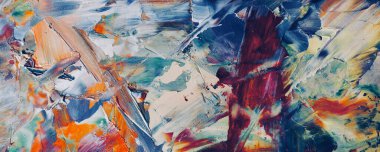 El çizimi. Soyut sanat arkaplanı. Renk dokusu. Modern, çağdaş sanat. Renkli tuval. Duvar dekoru arkaplanı