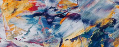 El çizimi. Soyut sanat arkaplanı. Renk dokusu. Modern, çağdaş sanat. Renkli tuval. Duvar dekoru arkaplanı