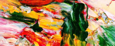 El çizimi. Soyut sanat arkaplanı. Renk dokusu. Modern, çağdaş sanat. Renkli tuval. Duvar dekoru arkaplanı