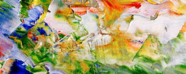 El çizimi. Soyut sanat arkaplanı. Renk dokusu. Modern, çağdaş sanat. Renkli tuval. Duvar dekoru arkaplanı