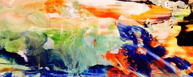 El çizimi. Soyut sanat arkaplanı. Renk dokusu. Modern, çağdaş sanat. Renkli tuval. Duvar dekoru arkaplanı