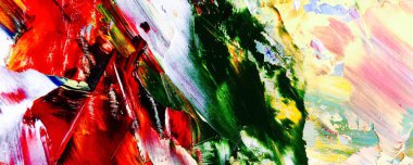 El çizimi. Soyut sanat arkaplanı. Renk dokusu. Modern, çağdaş sanat. Renkli tuval. Duvar dekoru arkaplanı