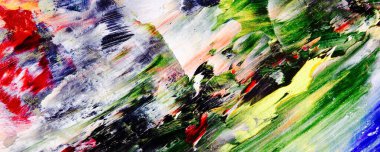 El çizimi. Soyut sanat arkaplanı. Renk dokusu. Modern, çağdaş sanat. Renkli tuval. Duvar dekoru arkaplanı