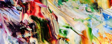 El çizimi. Soyut sanat arkaplanı. Renk dokusu. Modern, çağdaş sanat. Renkli tuval. Duvar dekoru arkaplanı