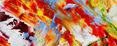 El çizimi. Soyut sanat arkaplanı. Renk dokusu. Modern, çağdaş sanat. Renkli tuval. Duvar dekoru arkaplanı