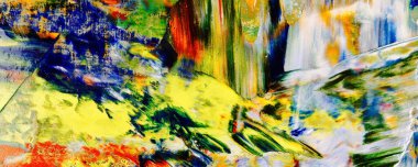 El çizimi. Soyut sanat arkaplanı. Renk dokusu. Modern, çağdaş sanat. Renkli tuval. Duvar dekoru arkaplanı