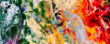 El çizimi. Soyut sanat arkaplanı. Renk dokusu. Modern, çağdaş sanat. Renkli tuval. Duvar dekoru arkaplanı