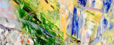 El çizimi. Soyut sanat arkaplanı. Renk dokusu. Modern, çağdaş sanat. Renkli tuval. Duvar dekoru arkaplanı