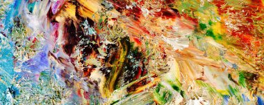 El çizimi. Soyut sanat arkaplanı. Renk dokusu. Modern, çağdaş sanat. Renkli tuval. Duvar dekoru arkaplanı