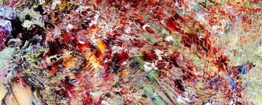 Renk dokusu. Tuvale elle çizilmiş yağlı boya resim. Soyut sanat geçmişi. Modern, çağdaş sanat. Renkli tuval. Duvar dekoru arkaplanı