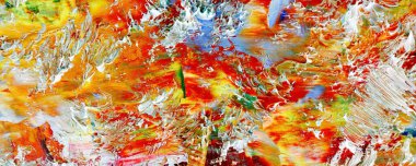 Renk dokusu. Tuvale elle çizilmiş yağlı boya resim. Soyut sanat geçmişi. Modern, çağdaş sanat. Renkli tuval. Duvar dekoru arkaplanı