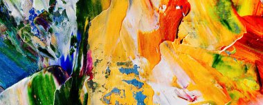 El çizimi. Soyut sanat arkaplanı. Renk dokusu. Modern, çağdaş sanat. Renkli tuval. Duvar dekoru arkaplanı