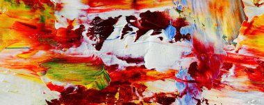 El çizimi. Soyut sanat arkaplanı. Renk dokusu. Modern, çağdaş sanat. Renkli tuval. Duvar dekoru arkaplanı