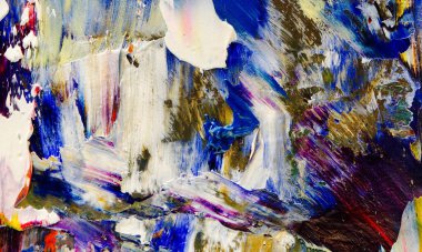 El çizimi. Soyut sanat arkaplanı. Renk dokusu. Modern, çağdaş sanat. Renkli tuval. Duvar dekoru arkaplanı