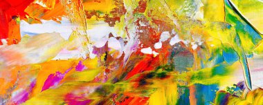 Renk dokusu. Tuvale elle çizilmiş yağlı boya resim. Soyut sanat geçmişi. Modern, çağdaş sanat. Renkli tuval. Duvar dekoru arkaplanı