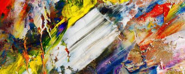 Renk dokusu. Tuvale elle çizilmiş yağlı boya resim. Soyut sanat geçmişi. Modern, çağdaş sanat. Renkli tuval. Duvar dekoru arkaplanı