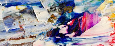 Renk dokusu. Tuvale elle çizilmiş yağlı boya resim. Soyut sanat geçmişi. Modern, çağdaş sanat. Renkli tuval. Duvar dekoru arkaplanı