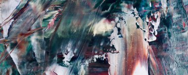 Renk dokusu. Tuvale elle çizilmiş yağlı boya resim. Soyut sanat geçmişi. Modern, çağdaş sanat. Renkli tuval. Duvar dekoru arkaplanı