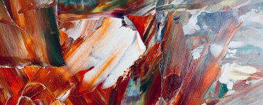 El çizimi. Soyut sanat arkaplanı. Renk dokusu. Modern, çağdaş sanat. Renkli tuval. Duvar dekoru arkaplanı