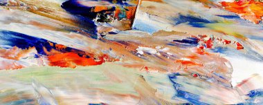 El çizimi. Soyut sanat arkaplanı. Renk dokusu. Modern, çağdaş sanat. Renkli tuval. Duvar dekoru arkaplanı