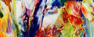 Renk dokusu. Tuvale elle çizilmiş yağlı boya resim. Soyut sanat geçmişi. Modern, çağdaş sanat. Renkli tuval. Duvar dekoru arkaplanı