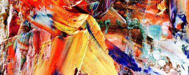 Renk dokusu. Tuvale elle çizilmiş yağlı boya resim. Soyut sanat geçmişi. Modern, çağdaş sanat. Renkli tuval. Duvar dekoru arkaplanı