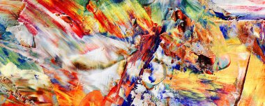 Renk dokusu. Tuvale elle çizilmiş yağlı boya resim. Soyut sanat geçmişi. Modern, çağdaş sanat. Renkli tuval. Duvar dekoru arkaplanı