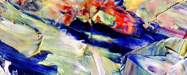 Renk dokusu. Tuvale elle çizilmiş yağlı boya resim. Soyut sanat geçmişi. Modern, çağdaş sanat. Renkli tuval. Duvar dekoru arkaplanı