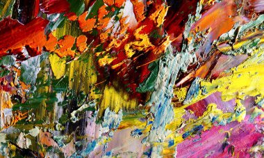 El çizimi. Soyut sanat arkaplanı. Renk dokusu. Modern, çağdaş sanat. Renkli tuval. Duvar dekoru arkaplanı