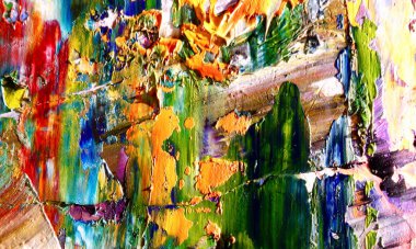 Tuval üzerinde soyut yağlı boya resim. arka plan duvar kağıdı. Modern motif görsel sanat. Moda el boyası. Duvar dekorasyonu ve duvar resimleri. Doku.